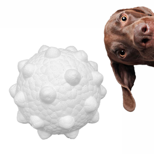Prix ​​d'usine Couleur personnalisée ETPU Molar Pet Toy Interactive Durable Chiot Chew Rolling Dog Ball pour la formation